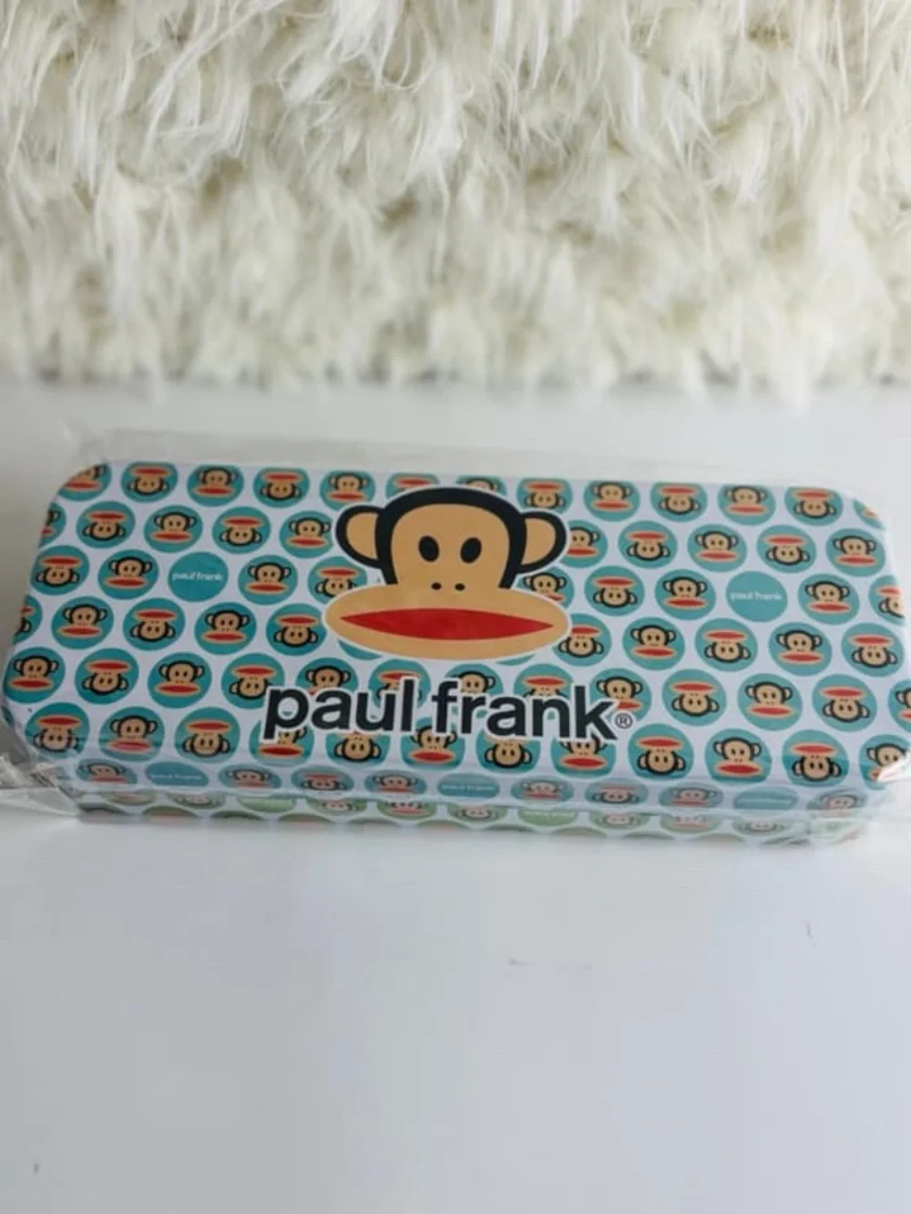 PAUL FRANK METAL DECORATIVE PENCIL CASE~NEW!